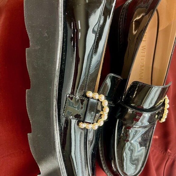 Pearl Buckle Platform Loafer - Stuart Weitzman - Picture 1 of 6